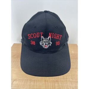 Boy Scouts Night Baseball Cap Hat 90s SnapBack Mens Size Chicago Wolves 98 99